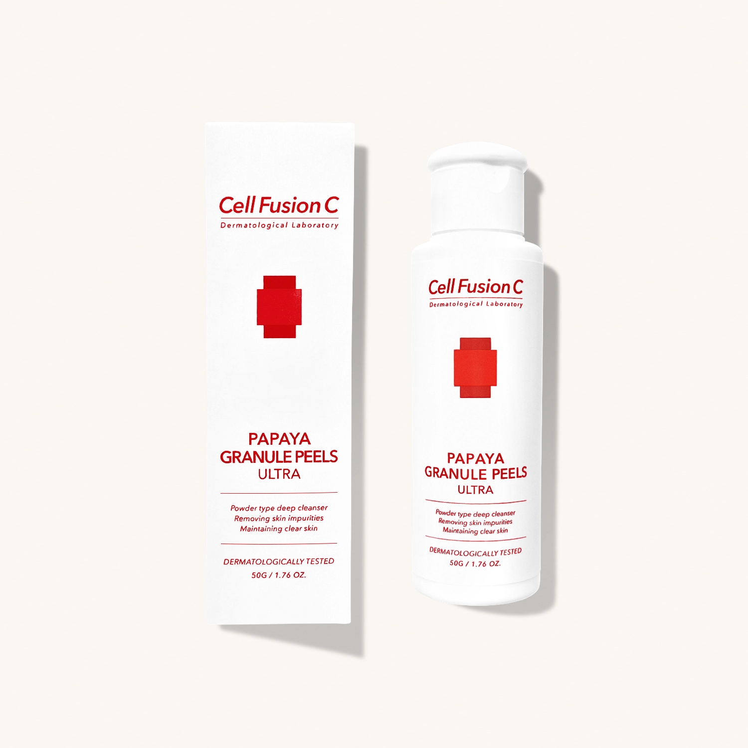 CELL FUSION C Papaya Granule Peels Ultra — Очищающий энзимный пилинг