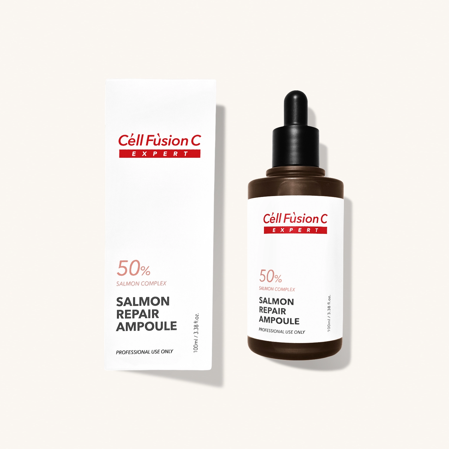 CELL FUSION C Salmon Rapair Ampoule — Сыворотка для зрелой кожи 50% PDRN лососевых