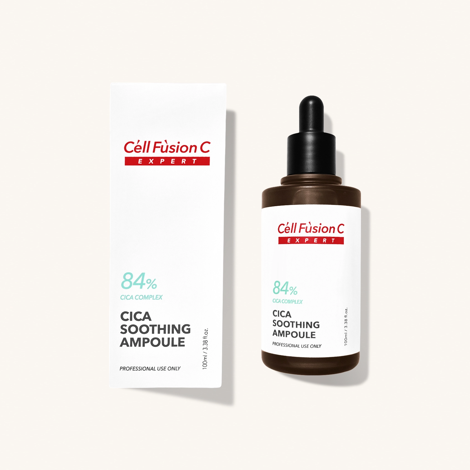 CELL FUSION C Cica Soothing Ampoule — Сыворотка для чувствительной кожи 84% CICA комплекс