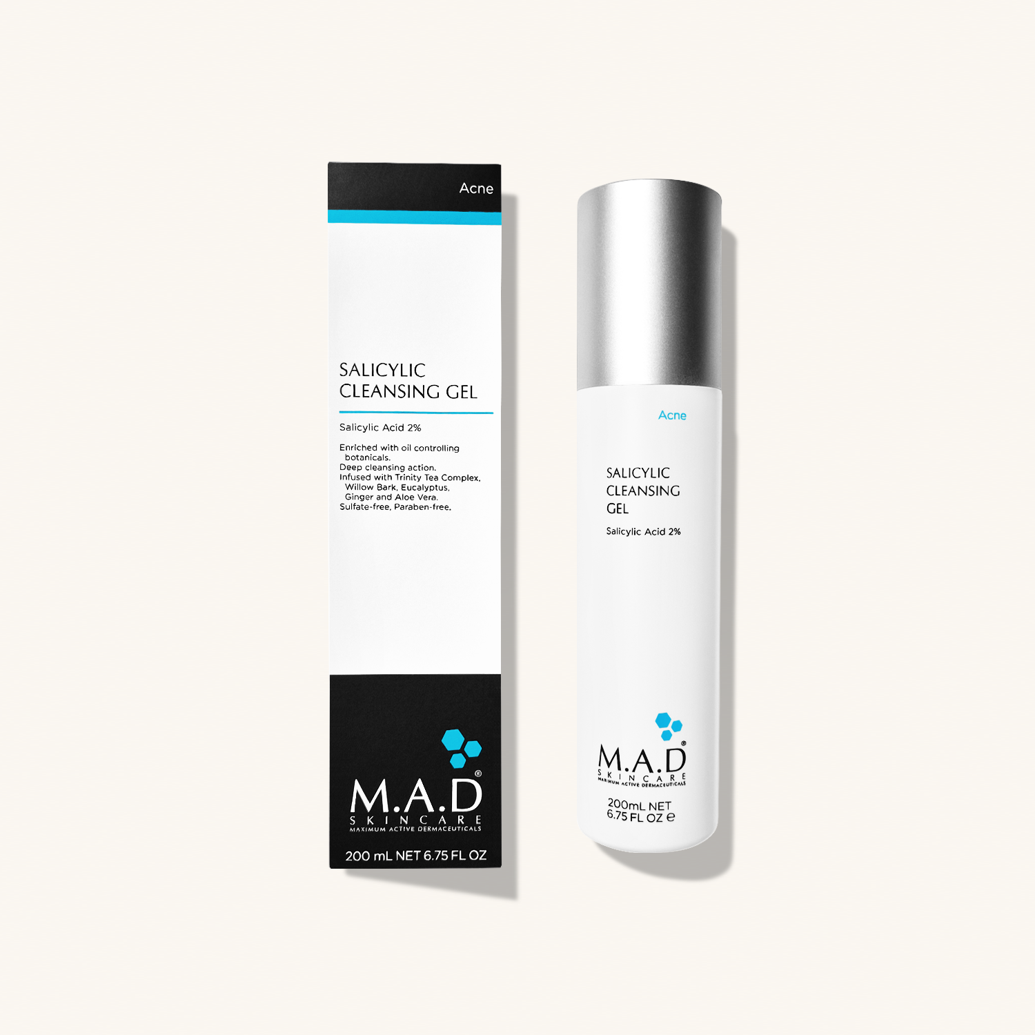 M.A.D SKINCARE Salicylic Cleansing Gel — Очищающий гель с 2% салициловой кислотой