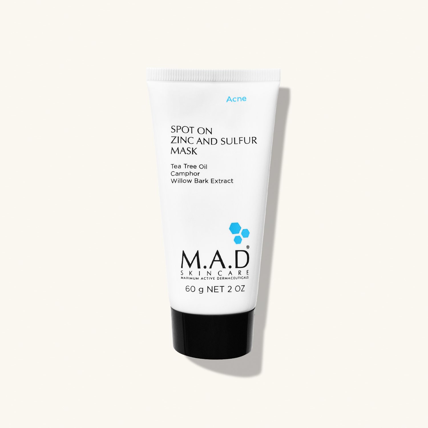 M.A.D SKINCARE Spot On Zinc and Sulfur Mask — Подсушивающая маска с цинком и серой