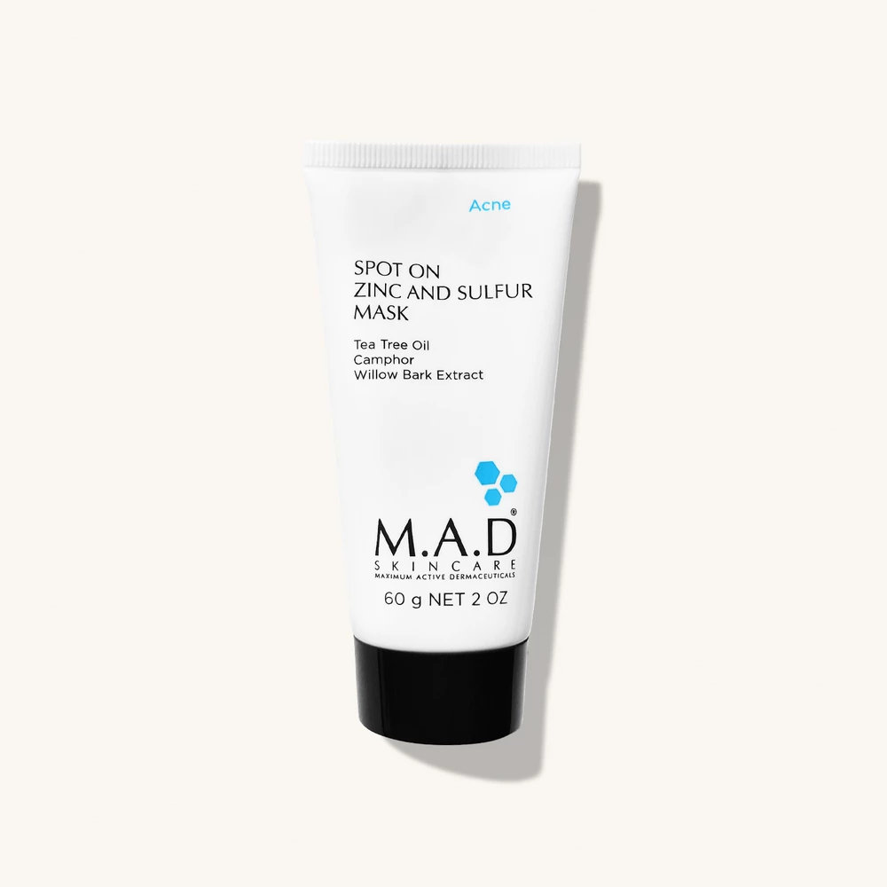 M.A.D SKINCARE - Spot On Zinc and Sulfur Mask