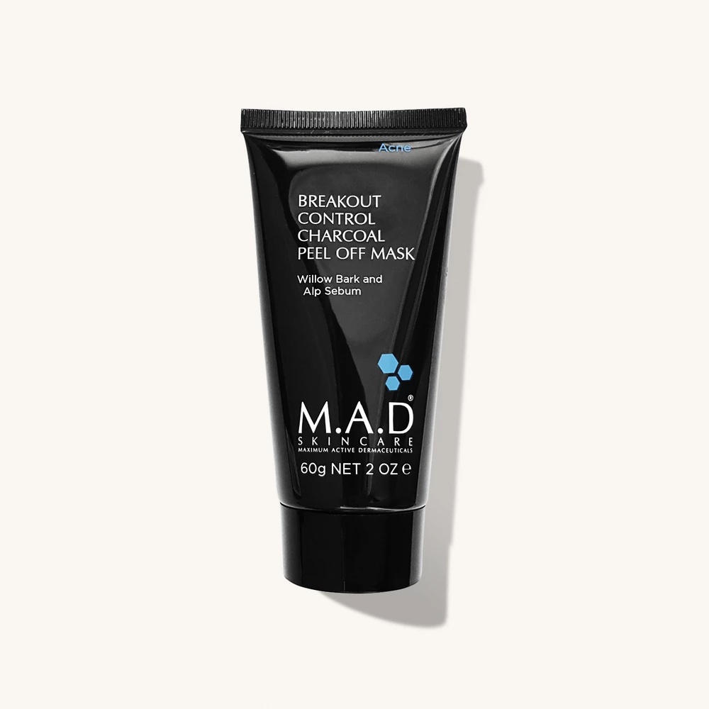M.A.D SKINCARE - Breakout Control Charcoal Black Peel Off Mask