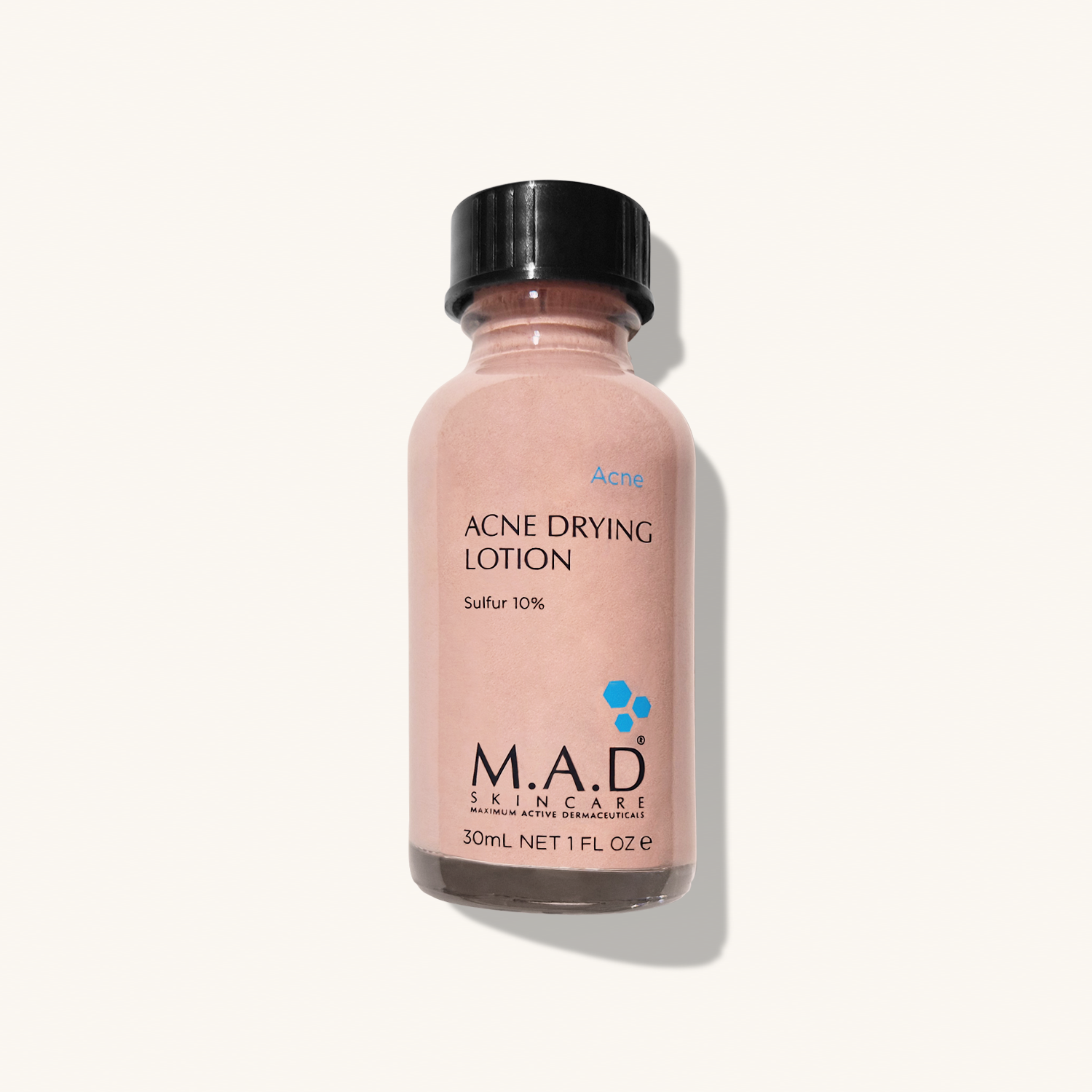 M.A.D SKINCARE Acne Drying Lotion w Sulfur 10% — Подсушивающий лосьон с 10% серой