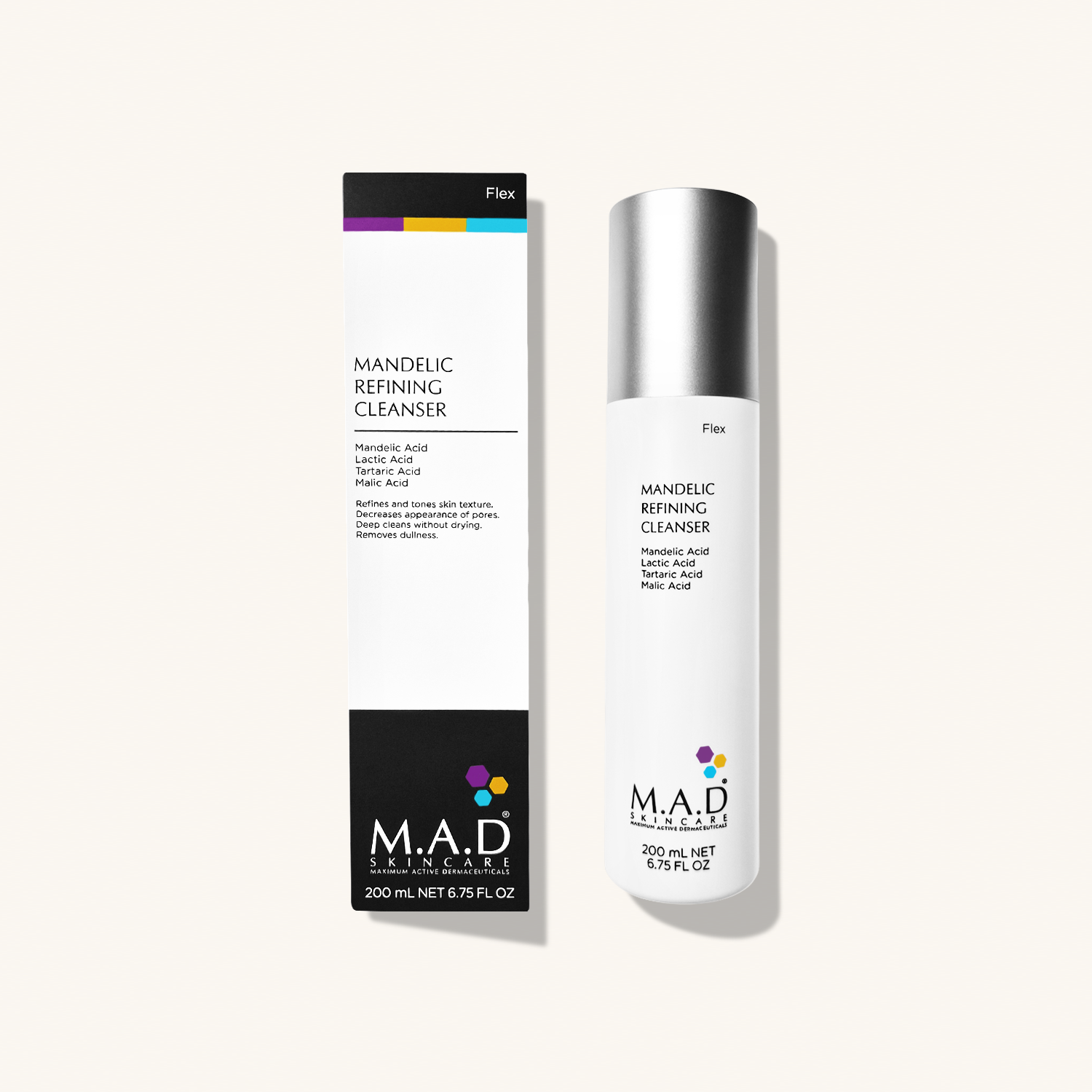 M.A.D SKINCARE Mandelic Refining Cleanser — Очищающий гель с миндальной кислотой для глубокого увлажнения