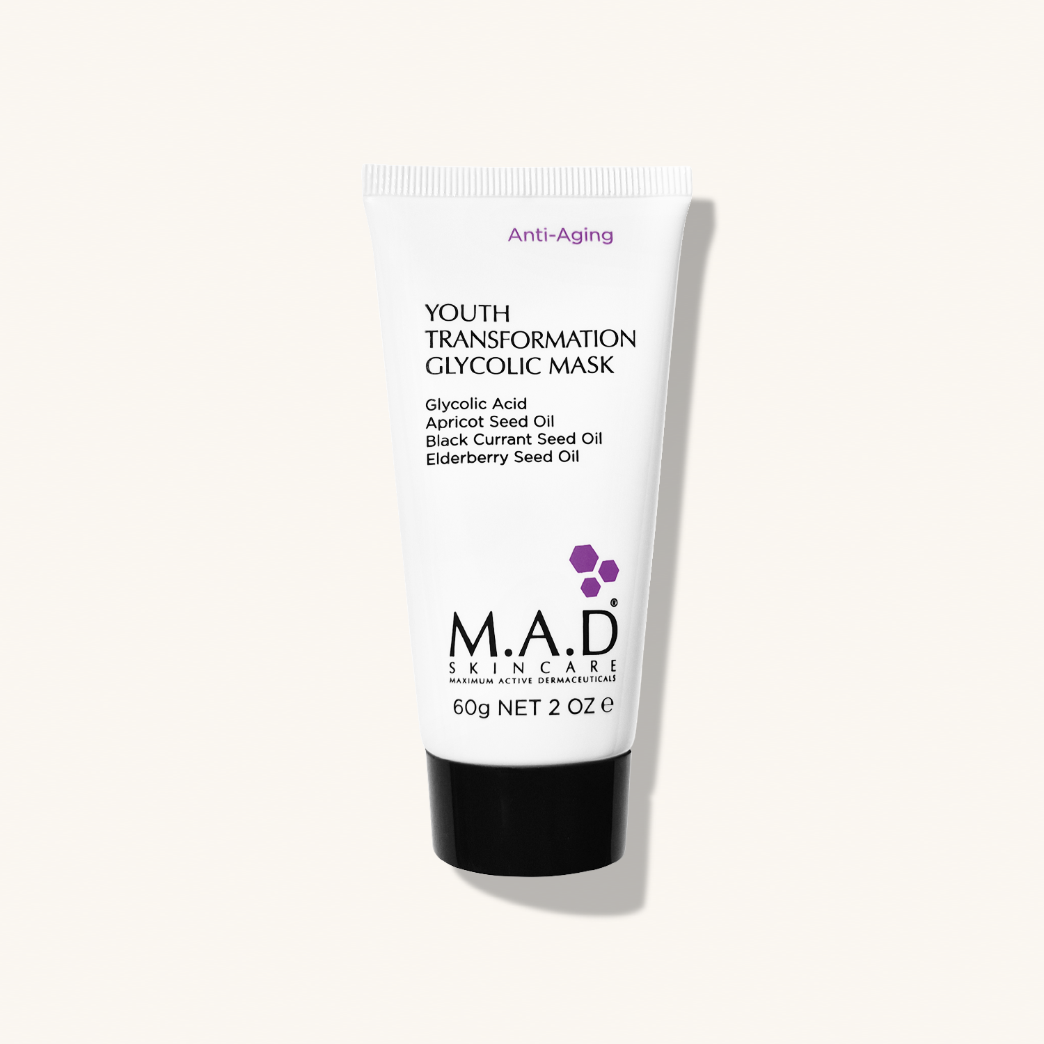 M.A.D SKINCARE Youth Transformation Glycolic Mask — Омолаживающая маска с гликолевой кислотой