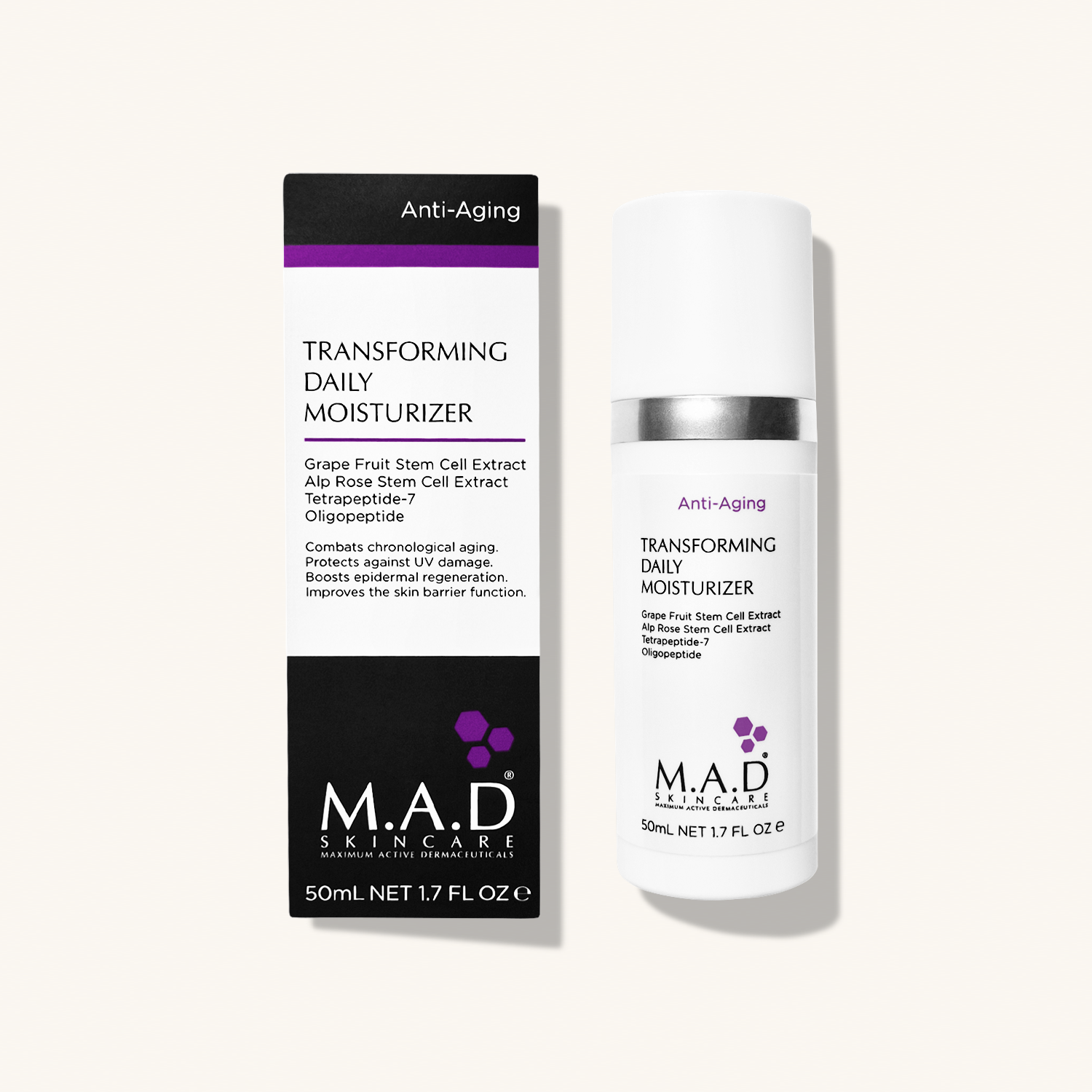 M.A.D SKINCARE Transforming Daily Moisturizer — Увлажняющий дневной крем предупреждающий старение кожи