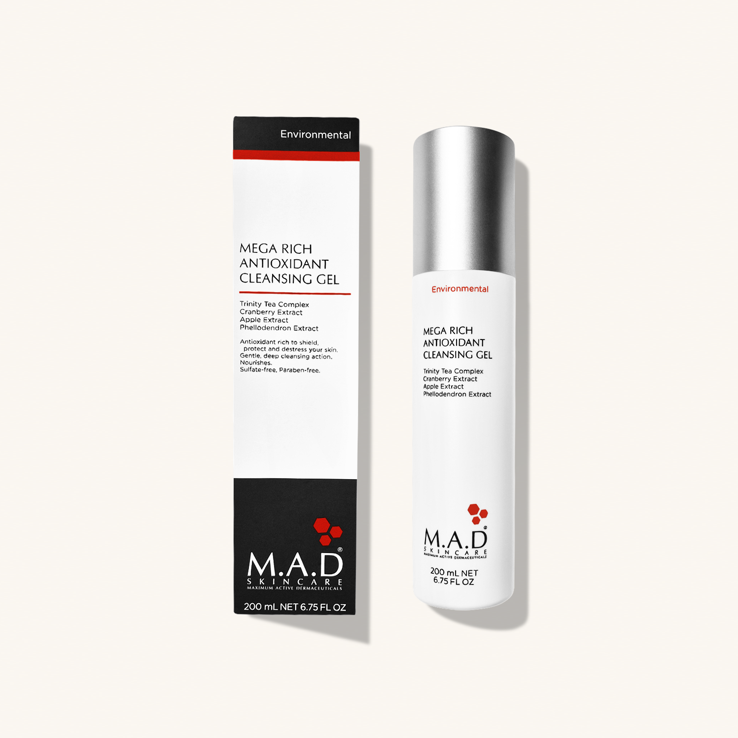 M.A.D SKINCARE Mega Rich Antioxidant Cleansing Gel — Очищающий гель, обогащенный антиоксидантами