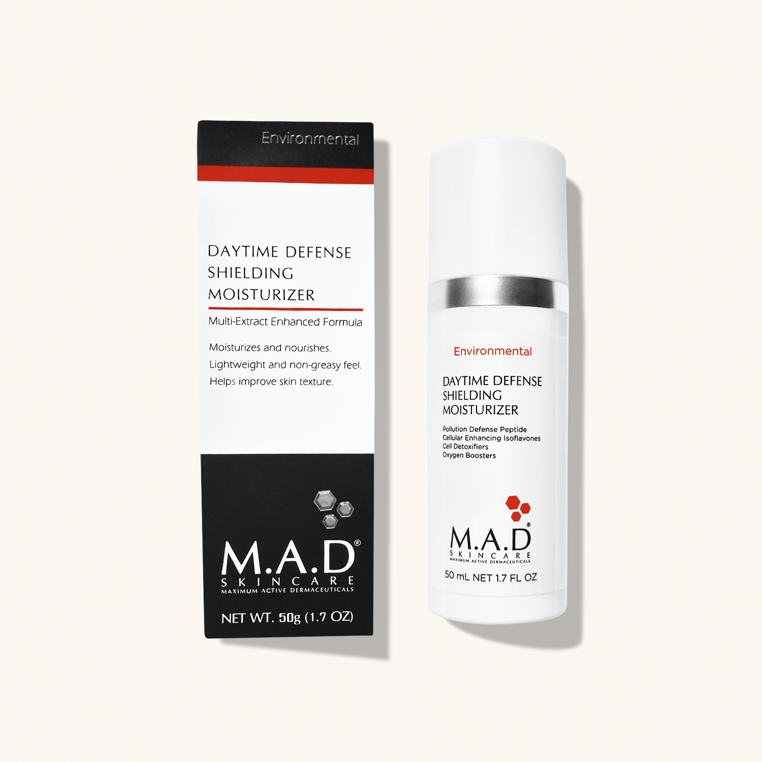 M.A.D SKINCARE Daytime Defense Shielding Moisturizer — Дневной увлажняющий крем Антистресс