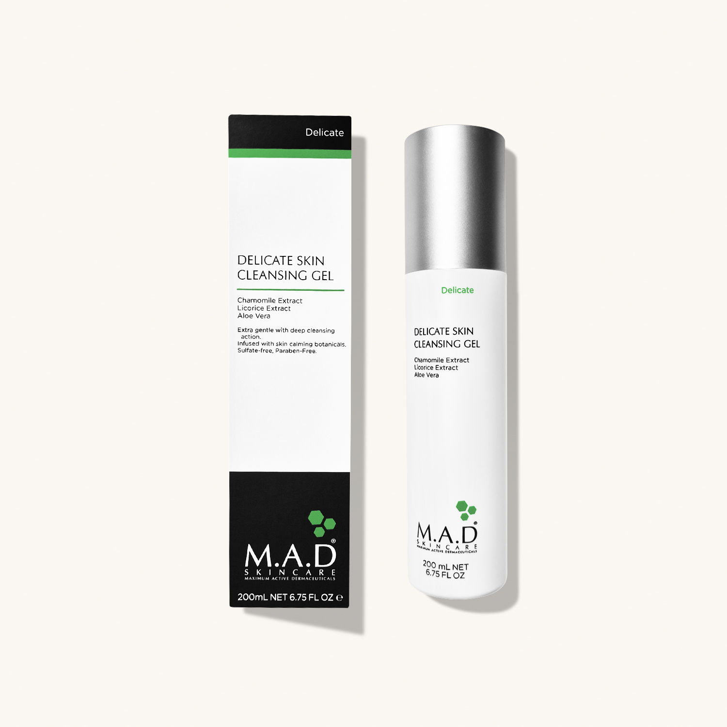 M.A.D SKINCARE Delicate Skin Cleansing Gel — Очищающий гель для чувствительной кожи