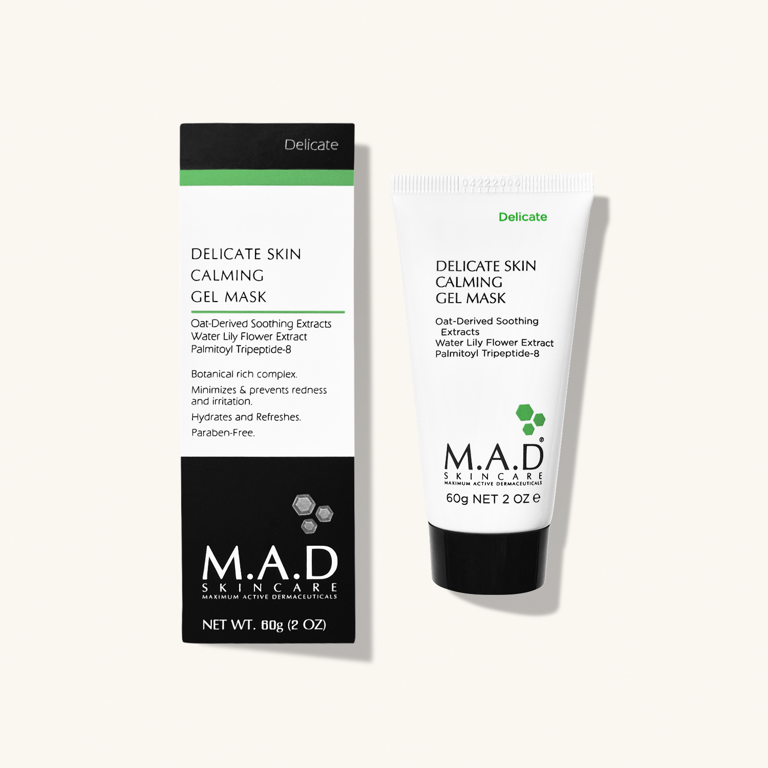 M.A.D SKINCARE Delicate Skin Calming Gel Mask — Успокаивающая гелевая маска для чувствительной кожи