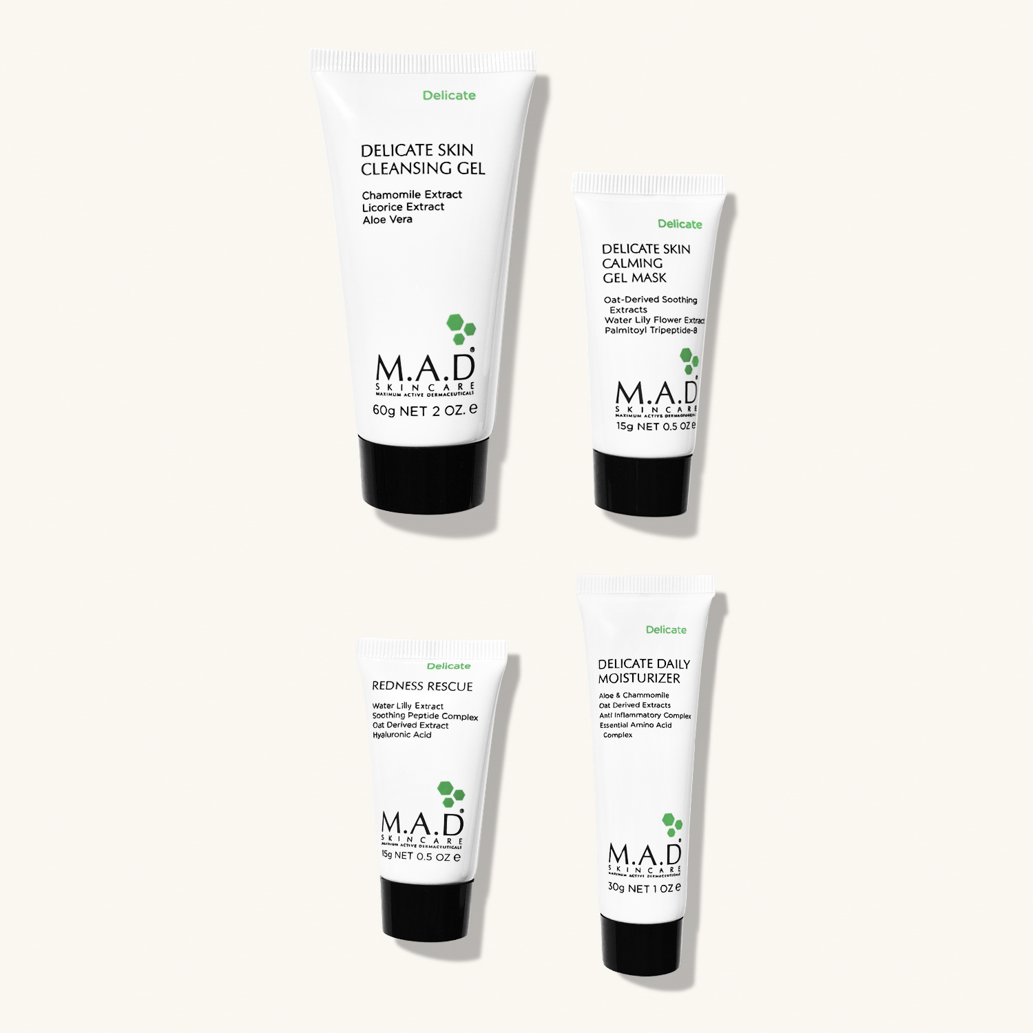 M.A.D SKINCARE Discover Delicate Care Kit — Дорожный набор препаратов для чувствительной кожи