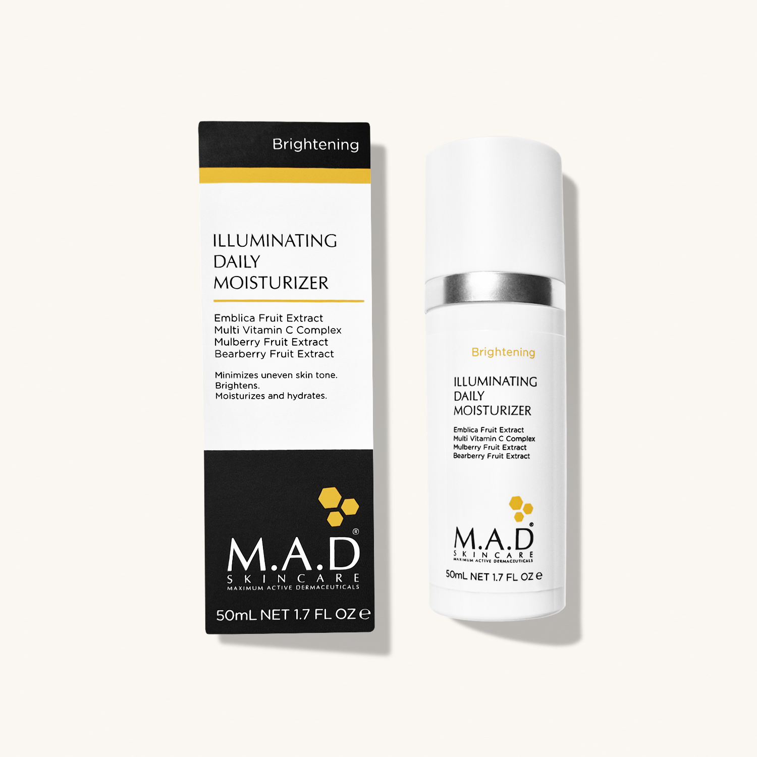 M.A.D SKINCARE Illuminating Daily Moisturizer — Дневной увлажняющий крем с эффектом выравнивания тона кожи