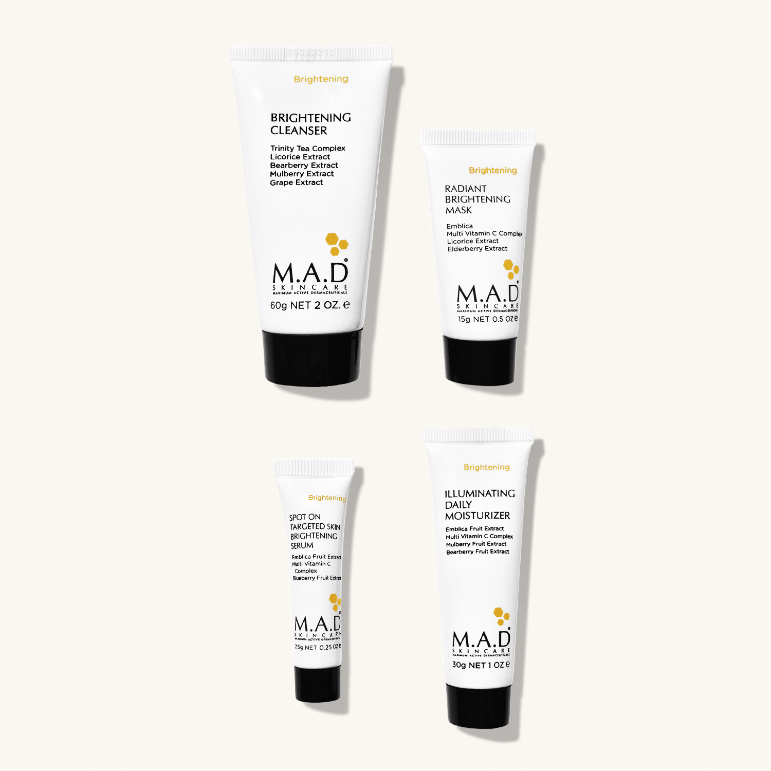 M.A.D SKINCARE Discover Brighter Skin Kit — Дорожный набор препаратов для осветления кожи