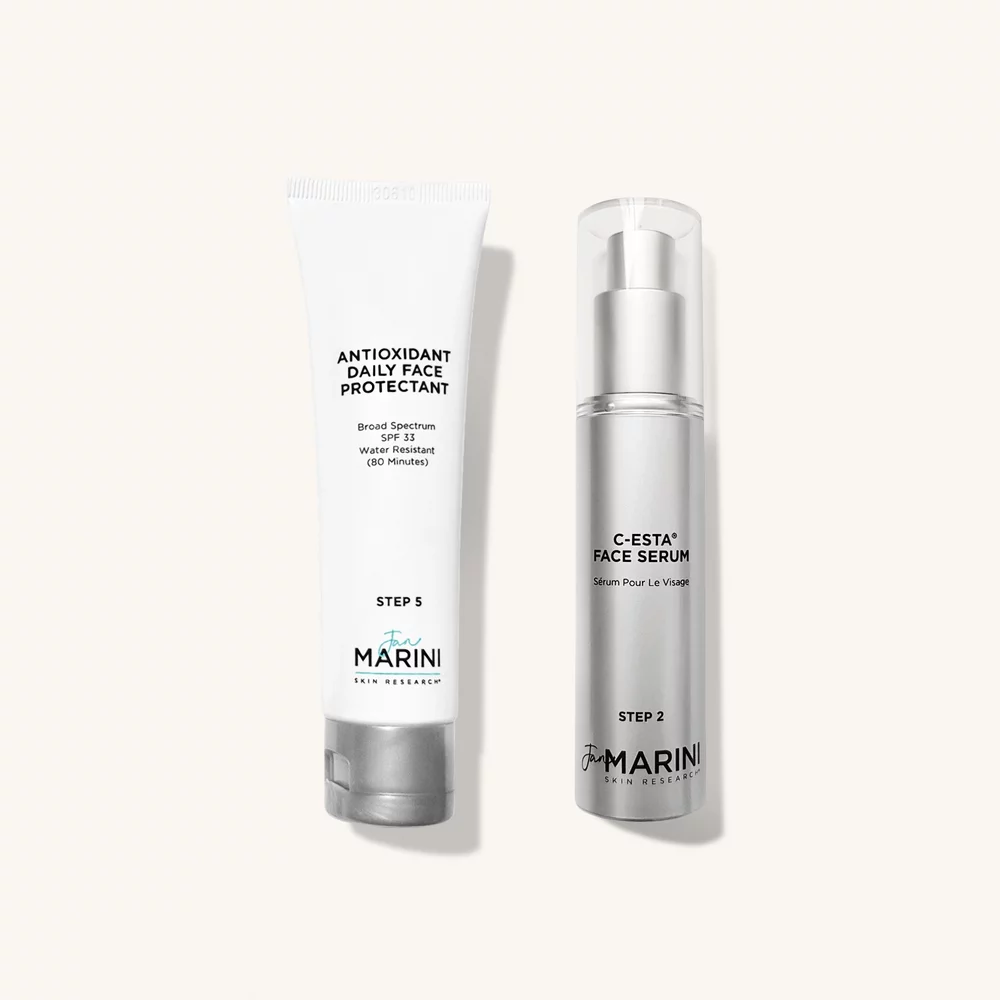 JAN MARINI - Rejuvenate & Protect DFP (C - Esta Face Serum + Antioxidant Daily Face Protectant SPF 33)