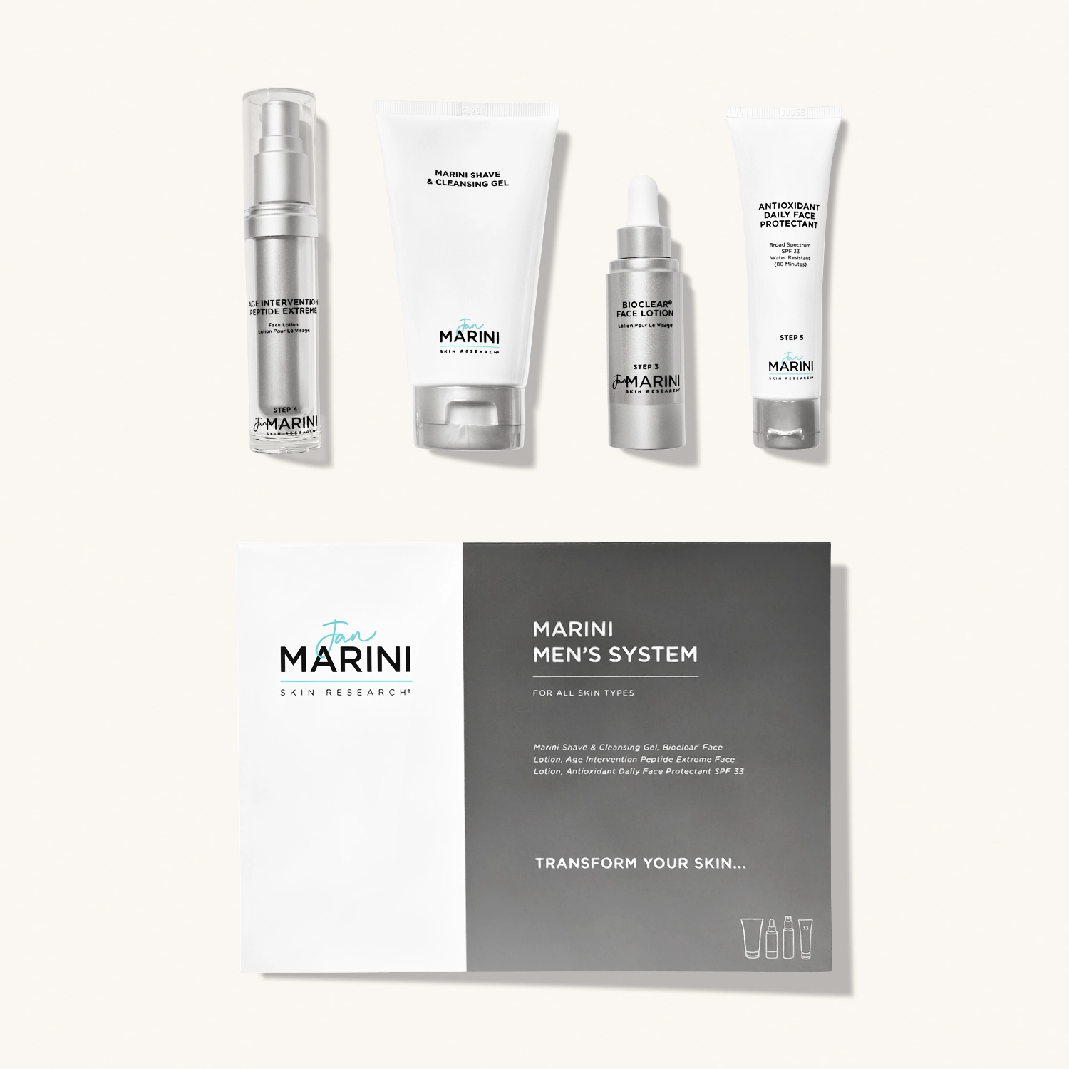 JAN MARINI Marini Men's System — Cистема ухода для мужчин