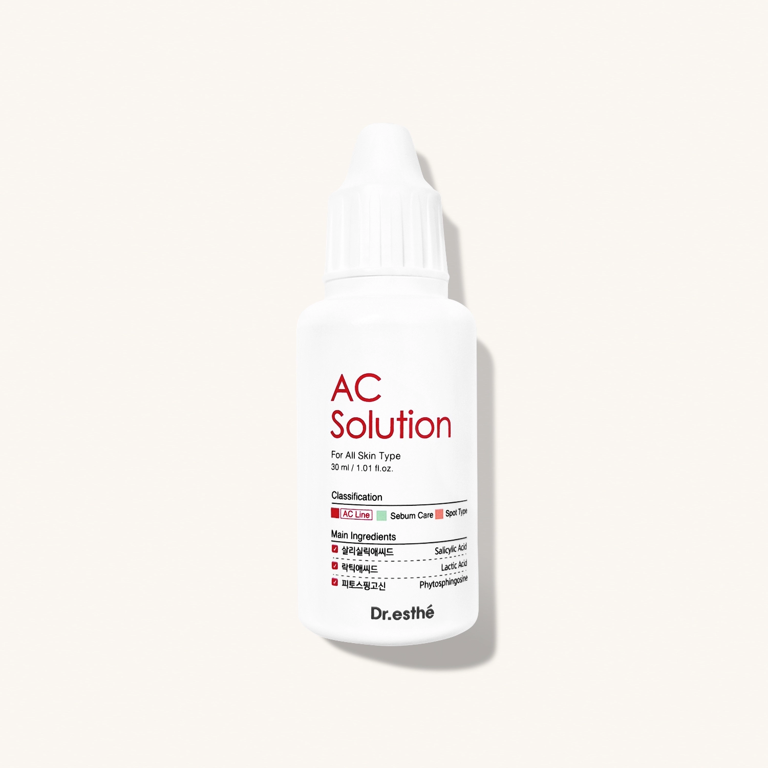 DR. ESTHE AC Solution — Раствор точечного нанесения для проблемной кожи