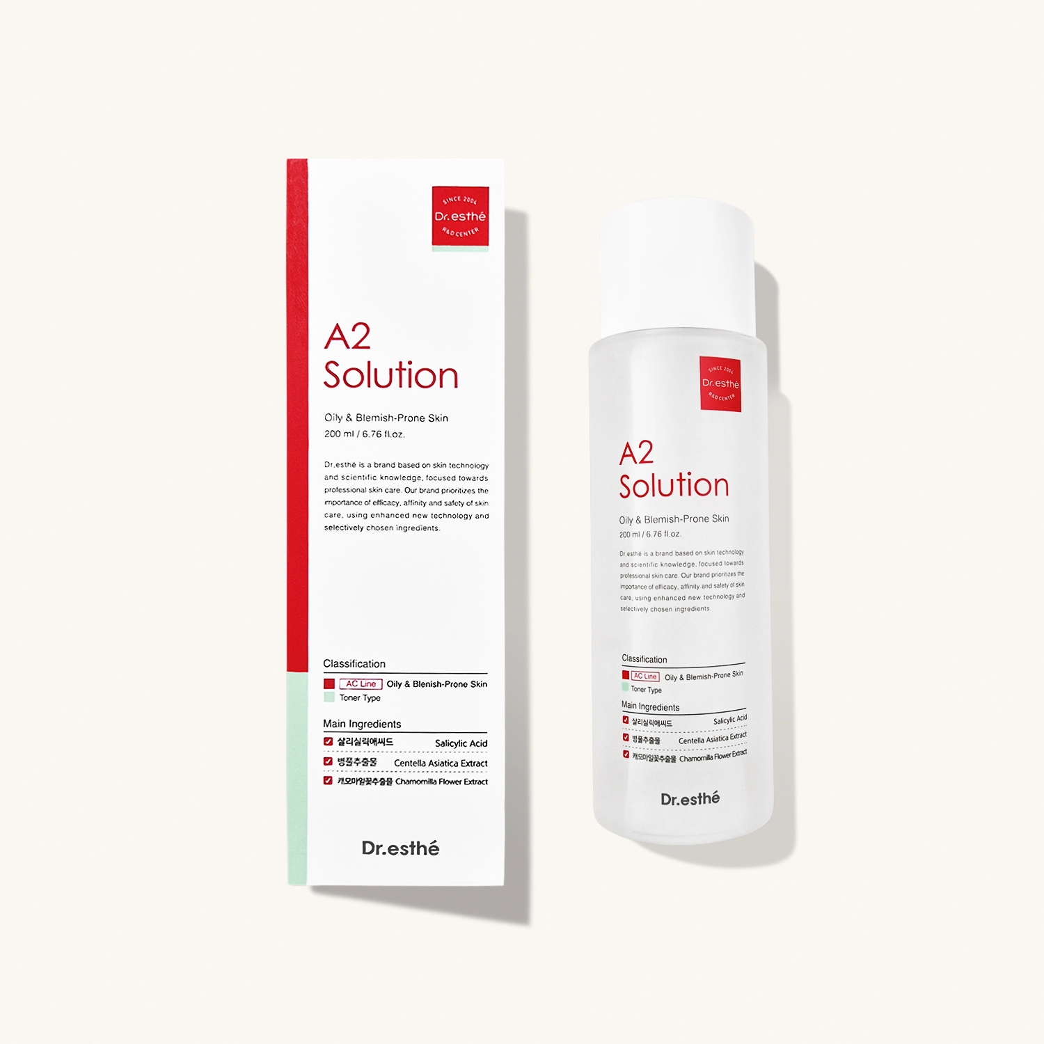 DR. ESTHE A2 Solution — Тоник для жирной и проблемной кожи