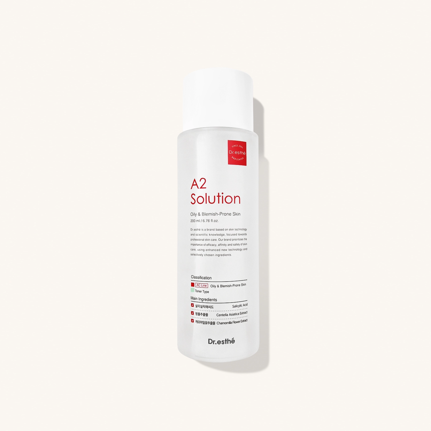 DR. ESTHE A2 Solution — Тоник для жирной и проблемной кожи