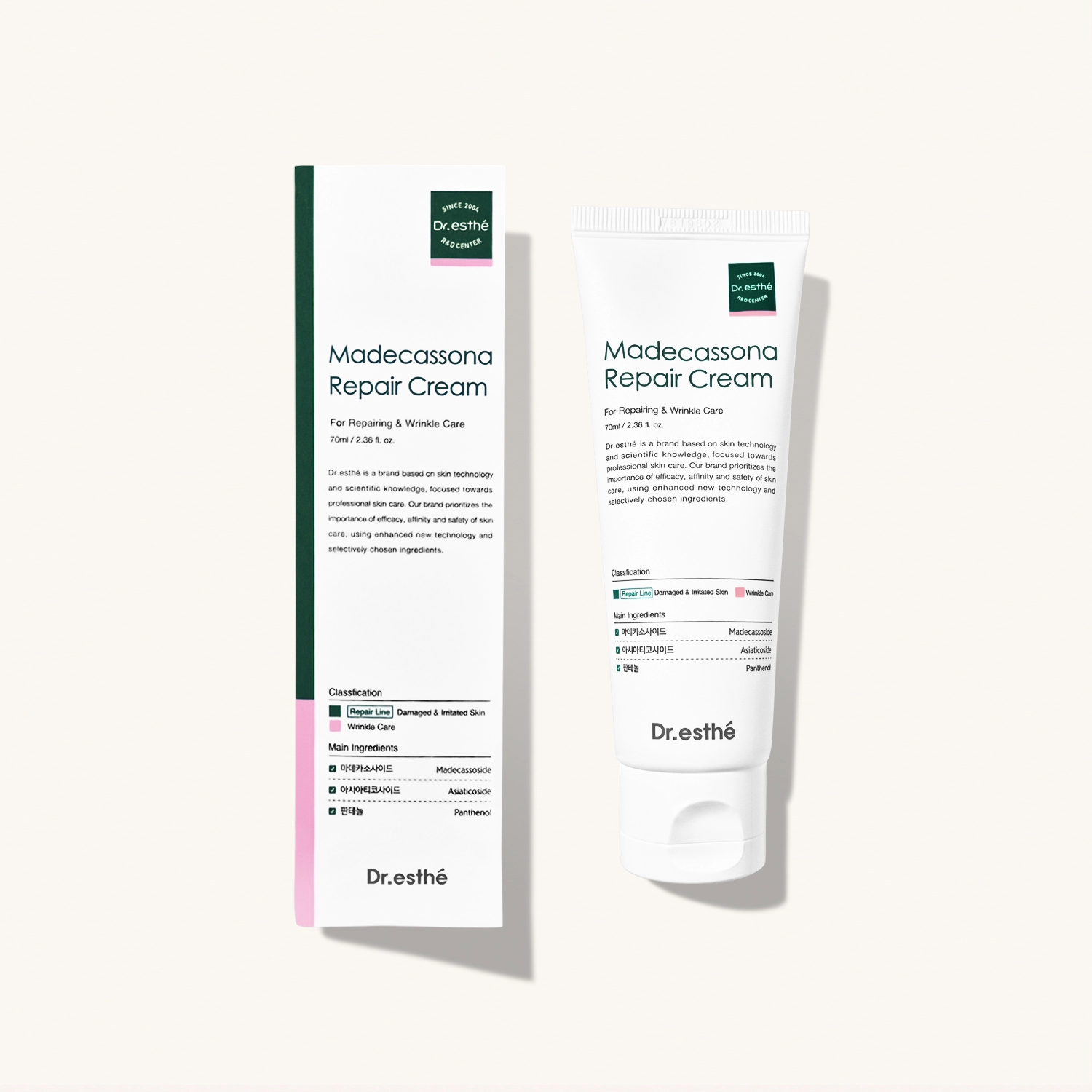 DR. ESTHE Madecassona Repair Cream — Мадекассона восстанавливающий крем
