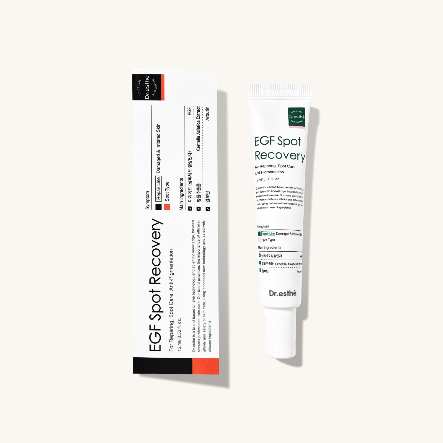 DR. ESTHE EGF Spot Recovery — Восстанавливающий крем для локального применения с EGF