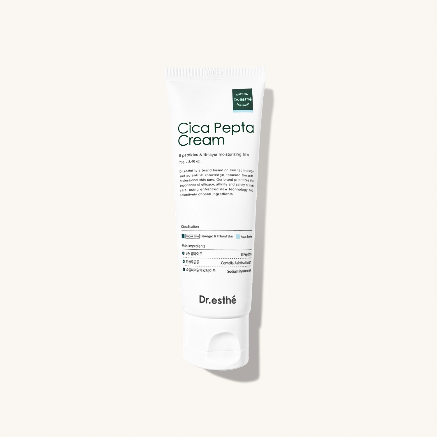 DR. ESTHE Cica Pepta Cream — Восстанавливающий пептидный крем