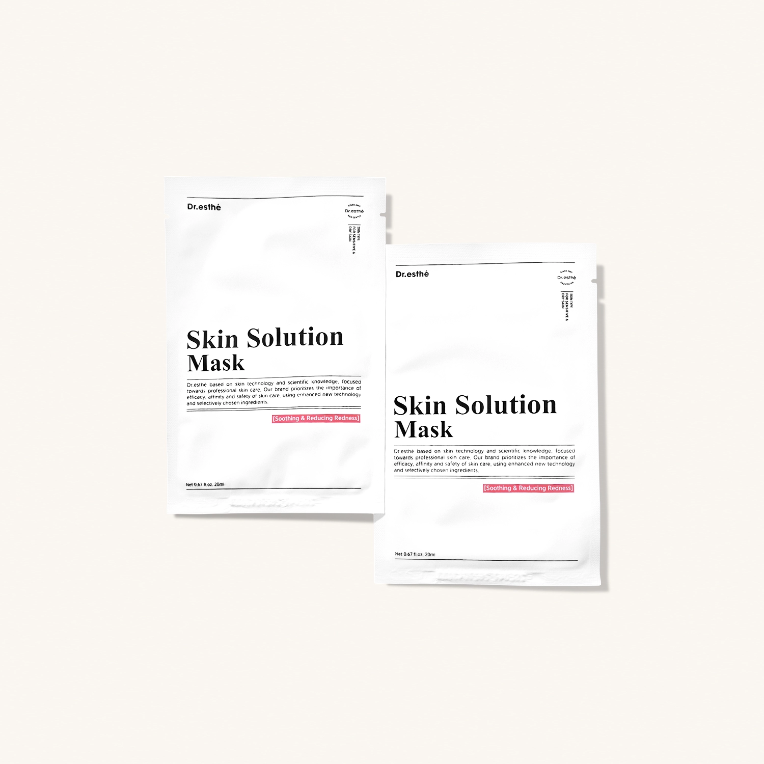 DR. ESTHE Skin Solution Mask — Маска успокаивающая и снимающая покраснения