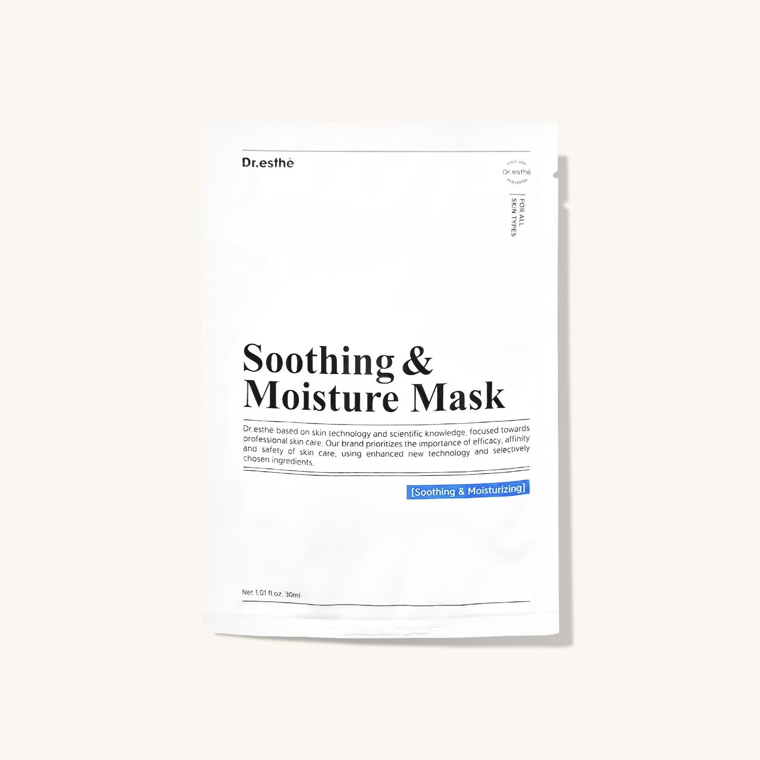 DR. ESTHE Soothing & Moisture Mask — Маска успокаивающая и увлажняющая