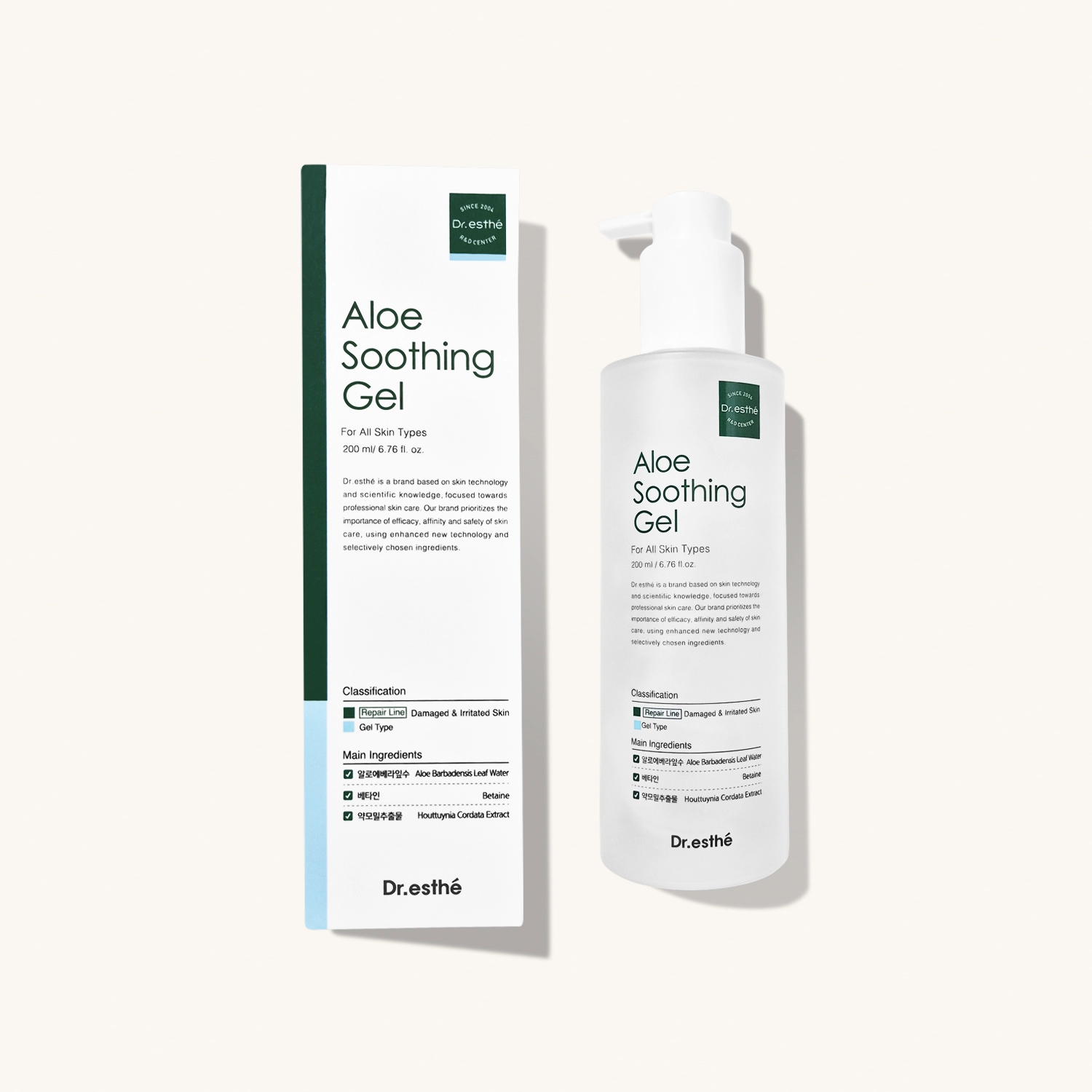 DR. ESTHE Aloe Soothing Gel — Успокаивающий гель алое