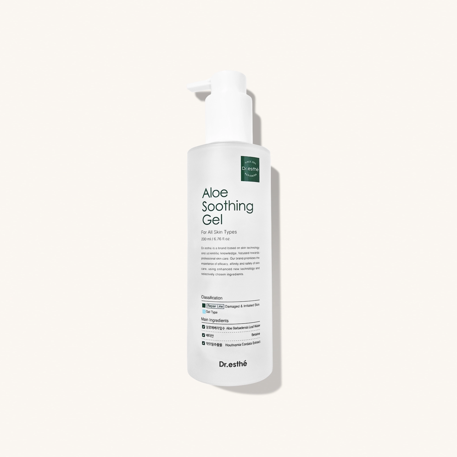 DR. ESTHE Aloe Soothing Gel — Успокаивающий гель алое