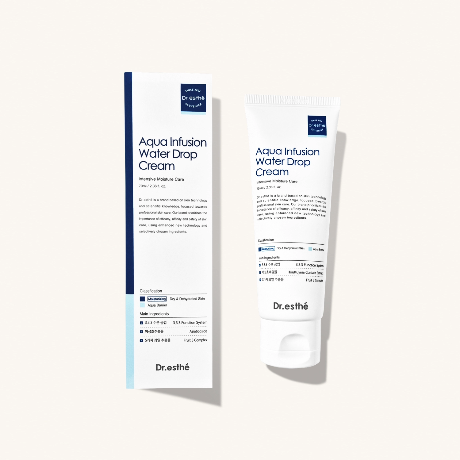 DR. ESTHE Aqua Infusion Water Drop Cream — Легкий увлажняющий крем с водяными каплями