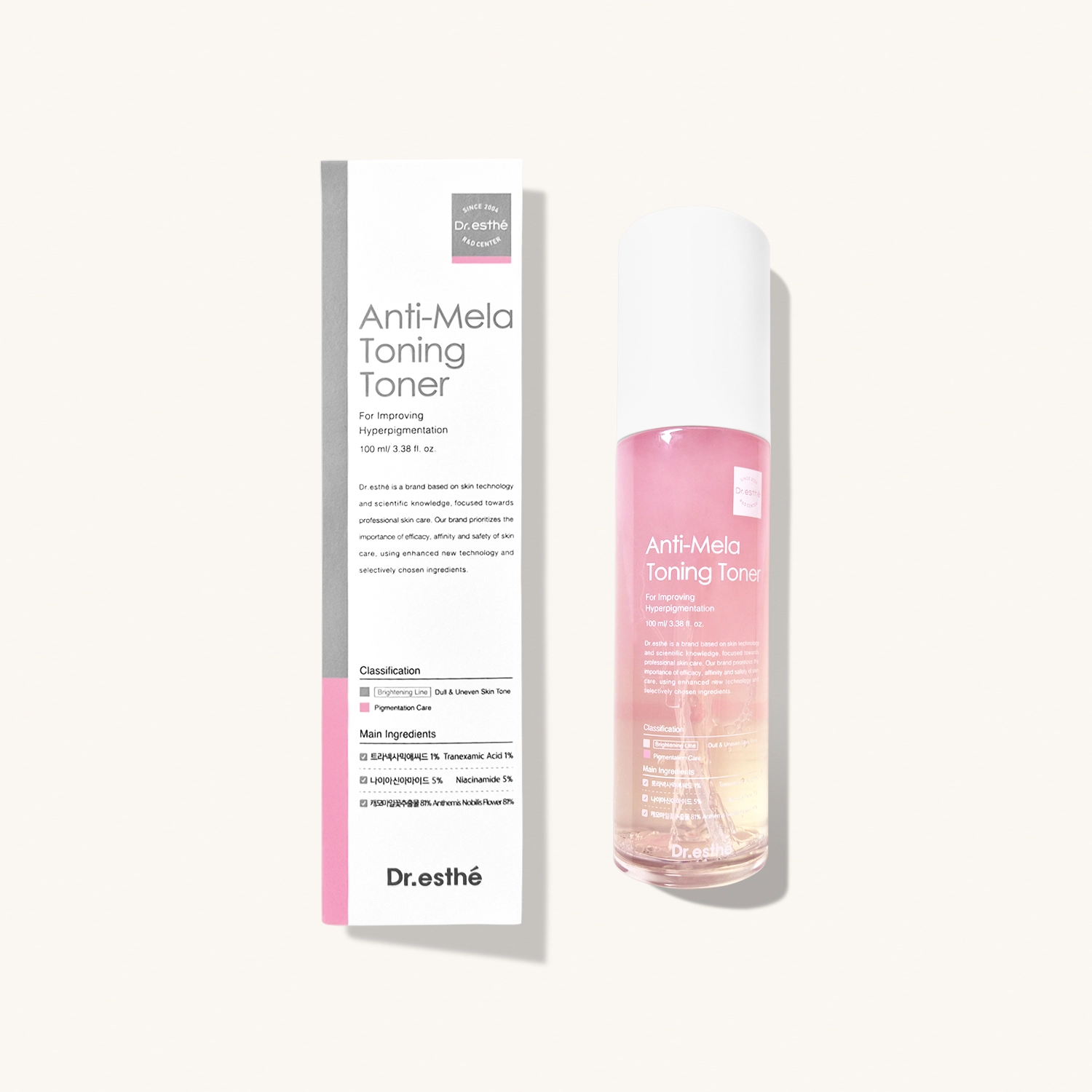DR. ESTHE Anti-Mela Toning Toner — Осветляющий тонер