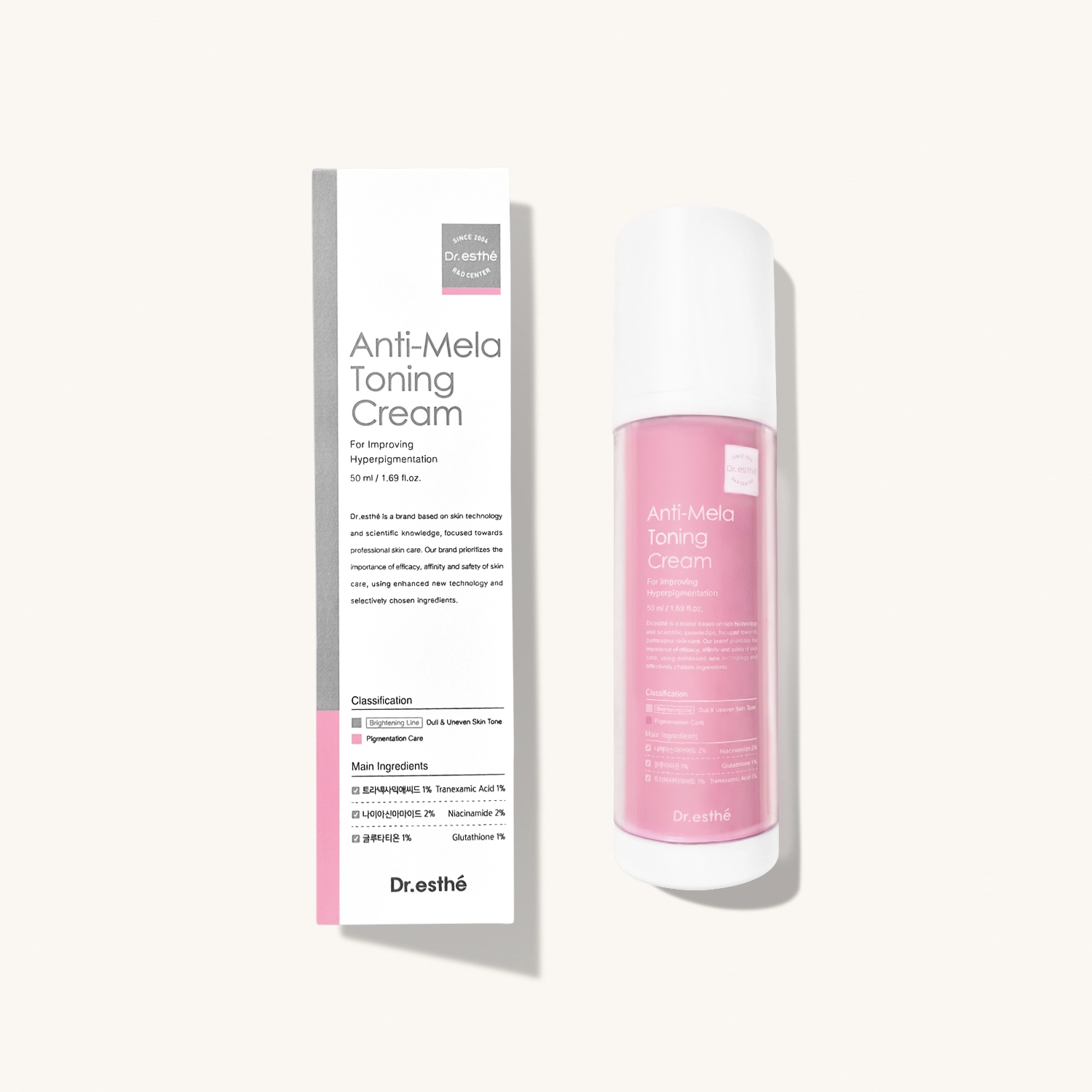 DR. ESTHE Anti-Mela Toning Cream — Осветляющий крем