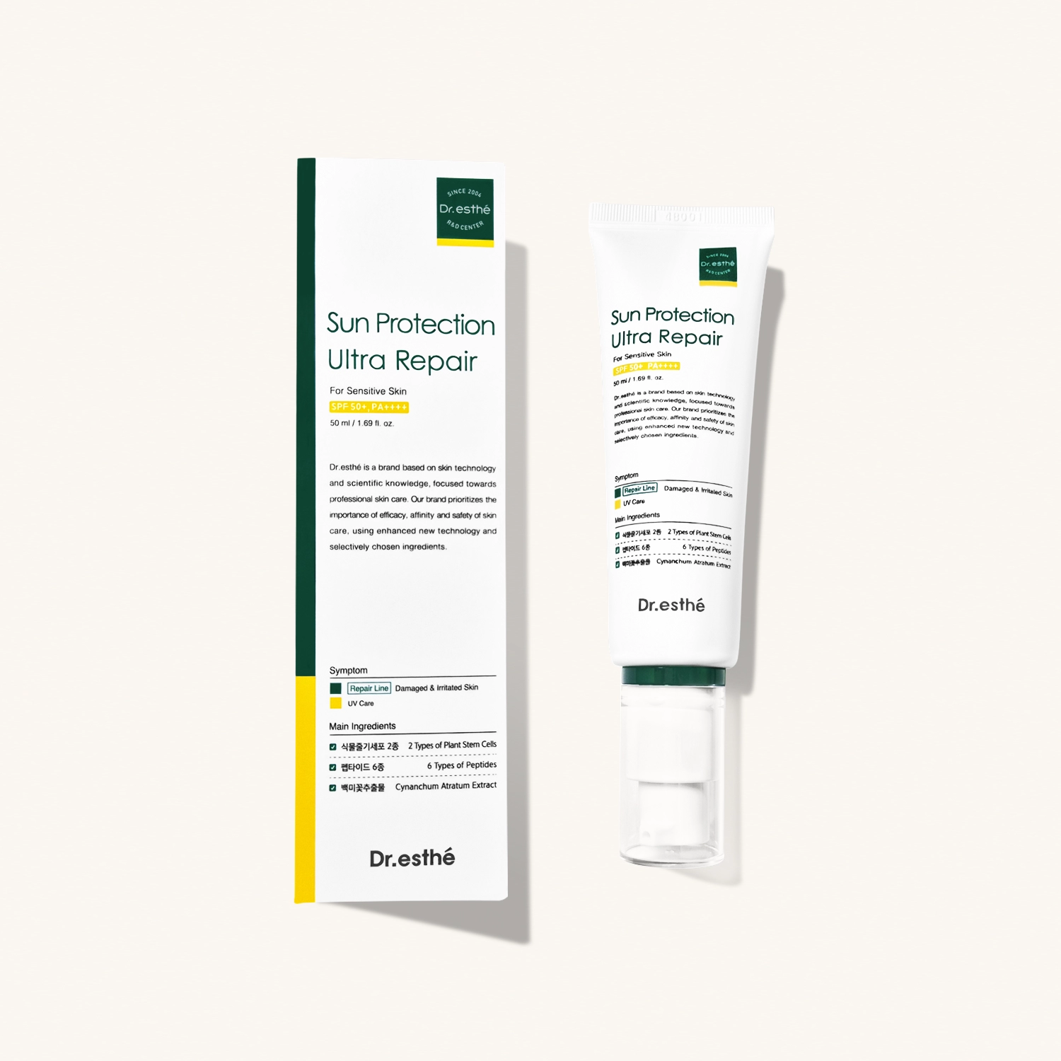 DR. ESTHE Sun Protection Ultra Repair — Солнцезащитное средство для поврежденной кожи