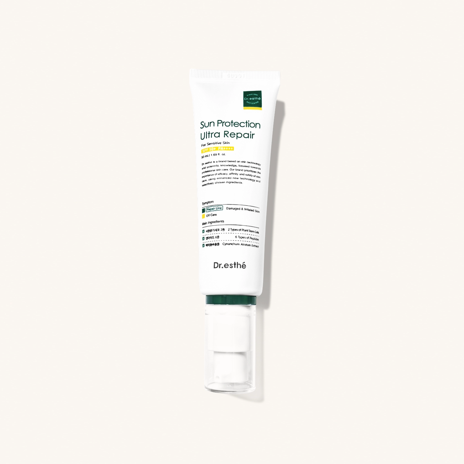 DR. ESTHE Sun Protection Ultra Repair — Солнцезащитное средство для поврежденной кожи