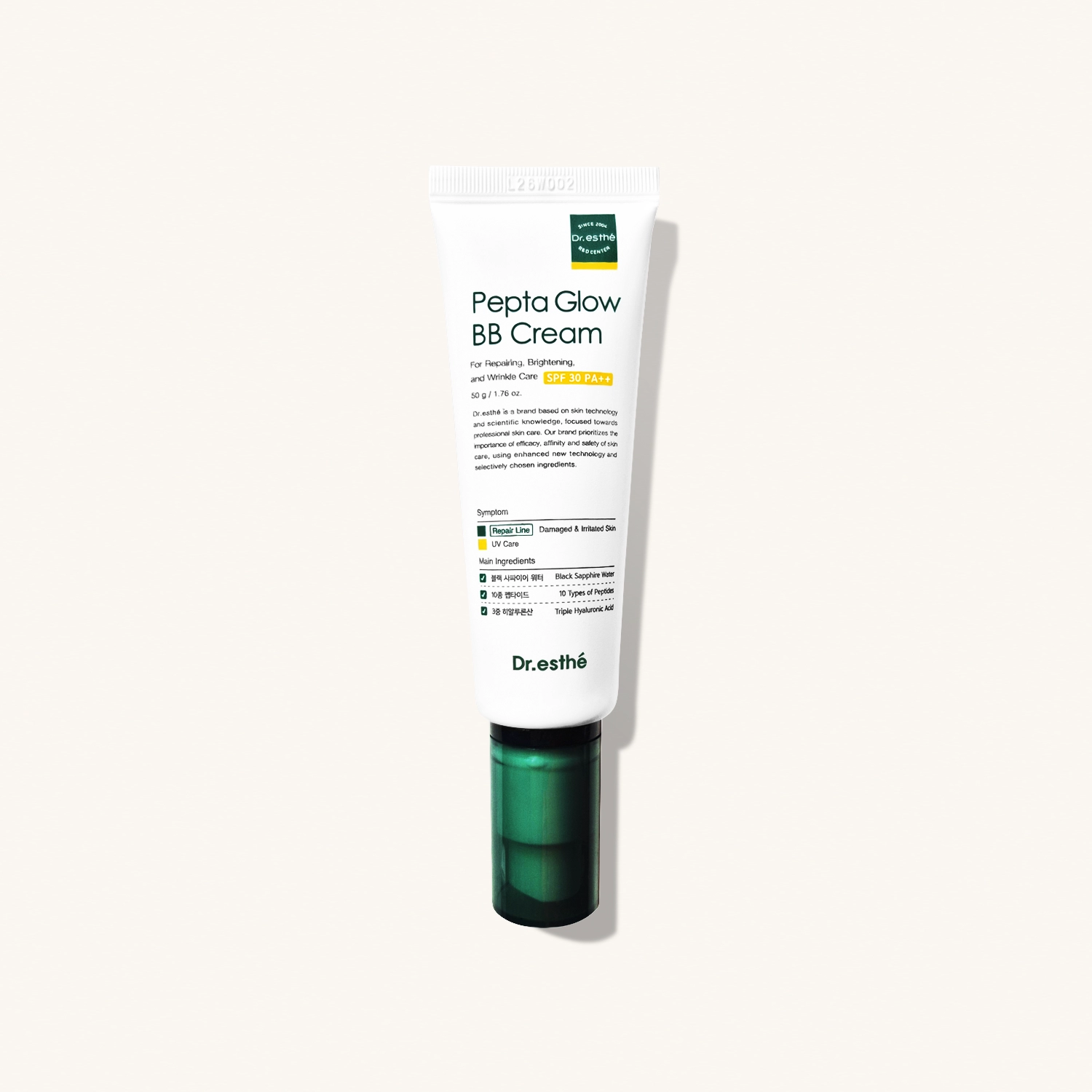 DR. ESTHE Pepta Glow BB Cream — Солнцезащитный ВВ крем с пептидами